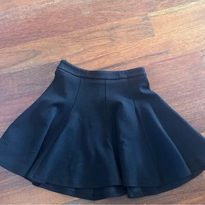 Lush Black Flare Skirt XS Skater Skirt